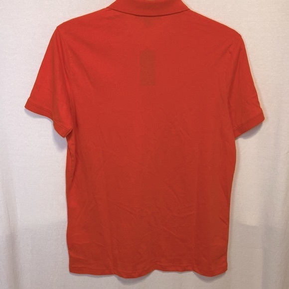 Michael Kors polo shirt NWT! Size S orange with embroidered detail on collar - Picture 9 of 9